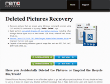 Tablet Screenshot of deletedpicturesrecovery.com